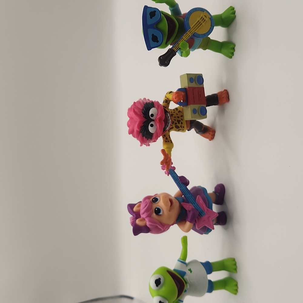 Disney Junior Sesame Street Muppet Babies Mini Figures Toys Cake Toppers Bundle